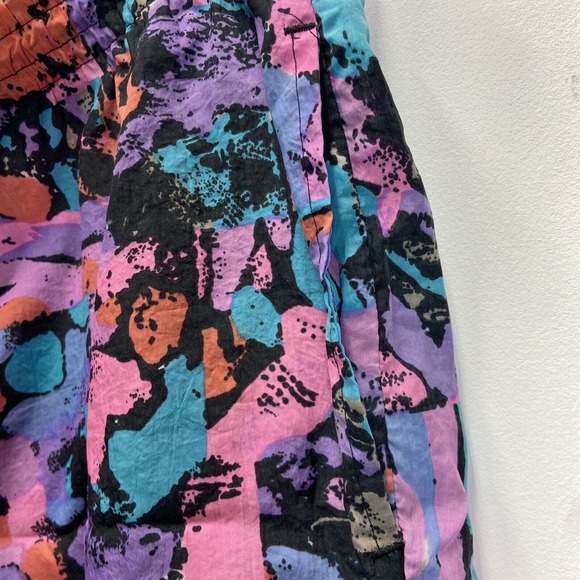 Reebok Sport Shorts Geometric Print Mens Size Large Nylon Vintage 90s - Picture 3 of 6